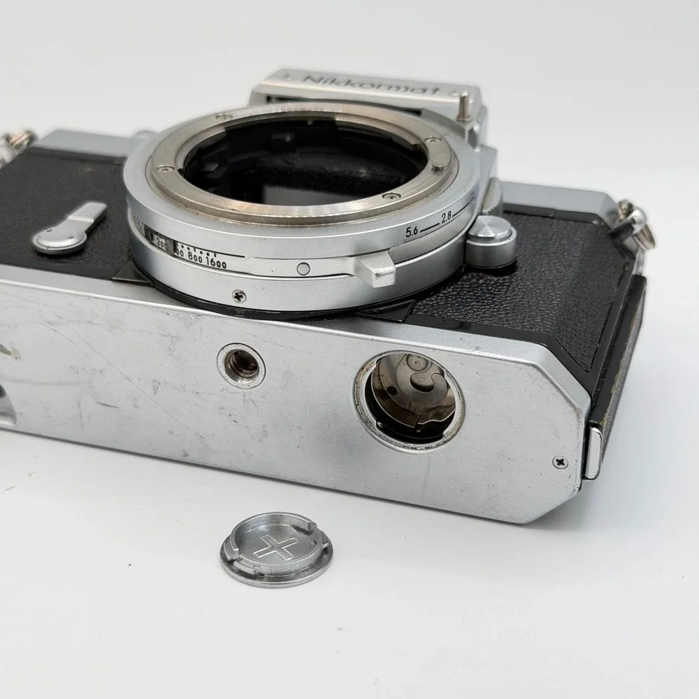 Nikon Nikkormat FTN 35mm SLR Film Camera Body Silver Black FTN 4324124 Japan